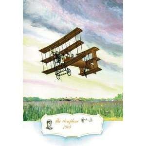  Vintage Art Aeroplane, 1909   12786 4