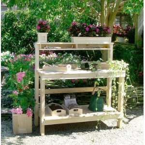  White Cedar Potting Bench Patio, Lawn & Garden