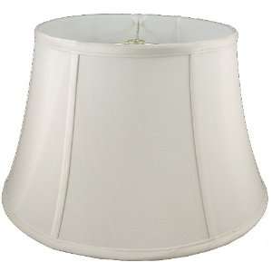   Co. 19 78090414A Round Soft Tailored Lampshade, Shantung, Off white