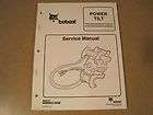 Bobcat skid loader PTX3 PTX4 power tilt service manual