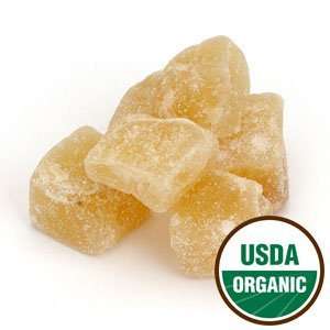 Organic Crystallized Ginger Chunks  Grocery & Gourmet Food