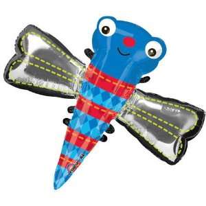  Cute Blue Dragonfly 37 Mylar Balloon Health & Personal 