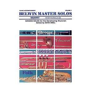    Belwin Master Solos (Trumpet), Volume 1 Musical Instruments