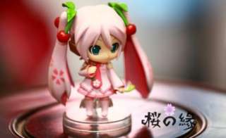 VOCALOID Sakura Hatsune Miku anime PVC Doll Figure toy with Box 11cm 