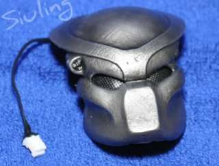 Hot Toys 1/6 Predators Classic Predator Helmet Face Mask with LED 