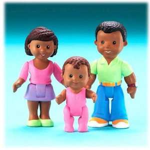  Fisher Price My First Dollhouse Figures African American 