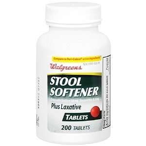   Stool Softener Plus Laxative Tablets, 200 ea 