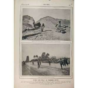 Boer War Africa 1900 Modder River Football Buller Print