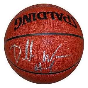  Dorell Wright Autographed Basketball Indoor/Outdoor 