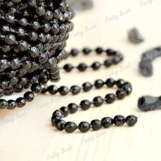 4M Iron wholesale Ball Black Unfinished Chains CH0111 9  