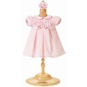   Corolle Classic Doll 17 inch Fashion Pink Rosettes Dress Toys & Games