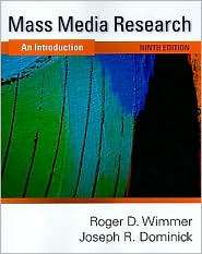 Mass Media Research An Introduction, (143908274X), Roger D. Wimmer 