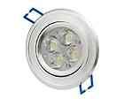 4W Warm White LED Ceiling Down Light Bulb Fixture Lamp + Driver 110V 