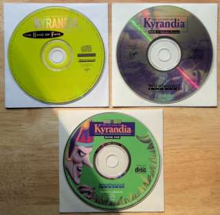 THE LEGEND OF KYRANDIA TRILOGY Book 1 2 3 XP Vista Windows 7  