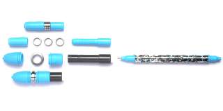 Blue ICE Warrior Standard Spinning Ball Pen with Professional 