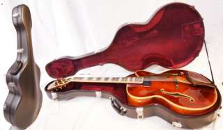 EASTMAN GORGEOUS ARCHTOP JAZZ GUITAR HANDCARVED AGED SPRUCE TOP FLAME 