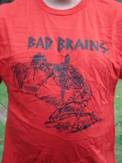 Fearless Vampire Killers Bad Brains Punk Shirt Medium  