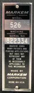 Markem 526 Marking Machine w/ Footswitch  