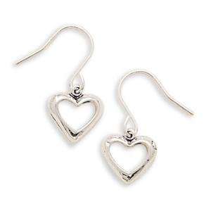  Open Heart Sterling Silver Childrens Earrings Jewelry