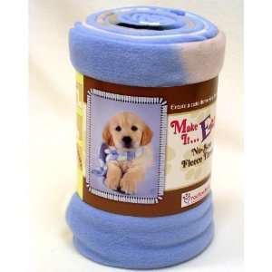  Fleece No Sew Throw Blanket   Buddy The Puppy Dog Arts 