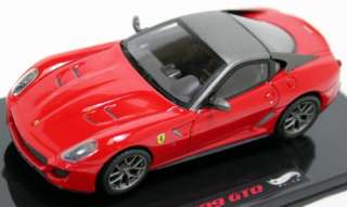 Ferrari 599 GTO in Red w/ Grey Top 143 Scale Diecast Car Hot Wheels 
