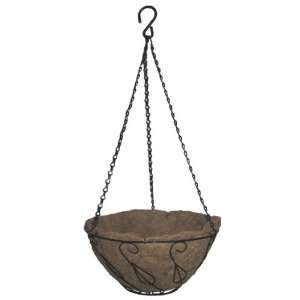  Aquasav 12 Raindrop Hanging Basket with Coco Liner and 