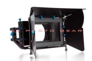   Pro Matte Box Dual Filter Trays for 15mm Rod System 5DMKII 7D 60D 550D