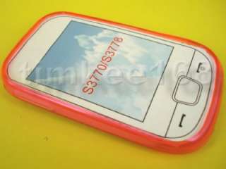 Pink TPU GEL Case Cover for Samsung S3770, Champ 3.5G  