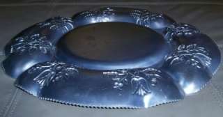 Forged Aluminum Hammered Tulips 5 Part Relish Tray  