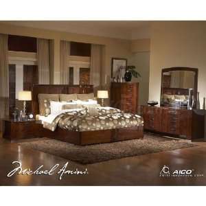  Via Lustra Bedroom Set (King) by Aico Furniture