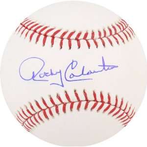 Rocky Colavito Autographed Baseball  Details Cleveland 
