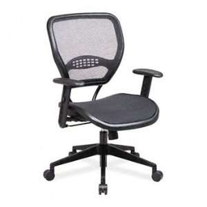  Air Grid Deluxe Task Chair, 20 1/2 x 19 1/2 x 42, Black 