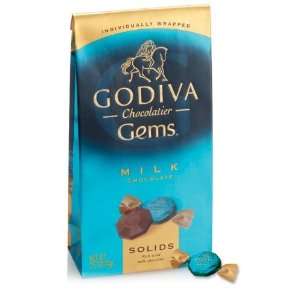 Godiva Chocolatier Gems Milk Chocolate Solids 2.6 oz