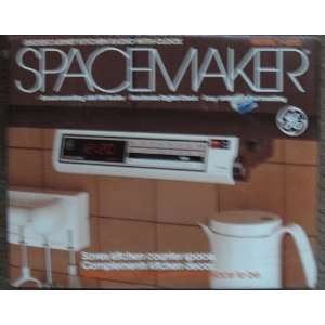    GE Spacemaker Undercabinet Kitchen Radio and Clock