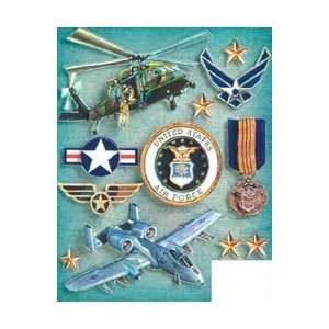  Military Grand Adhesions Embellishments Air Force 