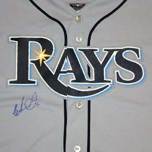  Tampa Bay Rays Wade Davis Autographed Road Replica Jersey 