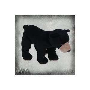  Wild Adventures 8in Black Bear Plush Toys & Games