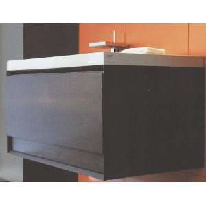  WET M Collection Wall Hung Bathroom Vanity 23 9/16 x 10 
