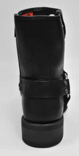   DAVIDSON El Paso Black Leather Boots WIDE WIDTH Men Size 94422W  