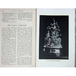 Conyers Testimonial Trophy Sport BailyS Magazine 1898  