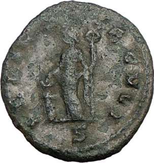 AURELIAN 272AD Rare Authentic Ancient Roman Coin FELICITAS GOOD LUCK 
