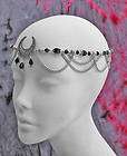 Black LUNAR moon Goddess Priestess Wicca CIRCLET Diadem