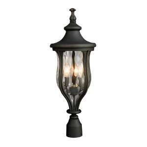  ELK Lighting Grand Aisle 3 Light Post Mount In Weathered 