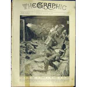  Ww1 Battle Aisne Death Barn Soldier Explotion 1914