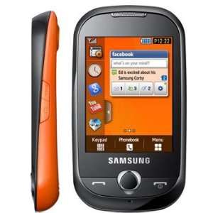  Samsung S3653 Corby GSM Quadband Phone (Unlocked) Orange 