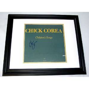  CHICK COREA Autographed CUSTOM FRAMED Signed Album LP 