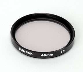 Sunpak 46mm Skylight 1A Filter  