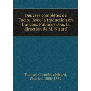   de M. Nisard Cornelius,Nisard, Charles, 1808 1889 Tacitus Books