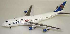Aviation 400 EGYPT AIR Boeing 747 300 Combi + Stand NEW  