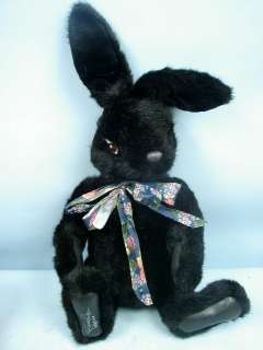 27 Black Bunny by Gund   Signature Series #778/1,000  